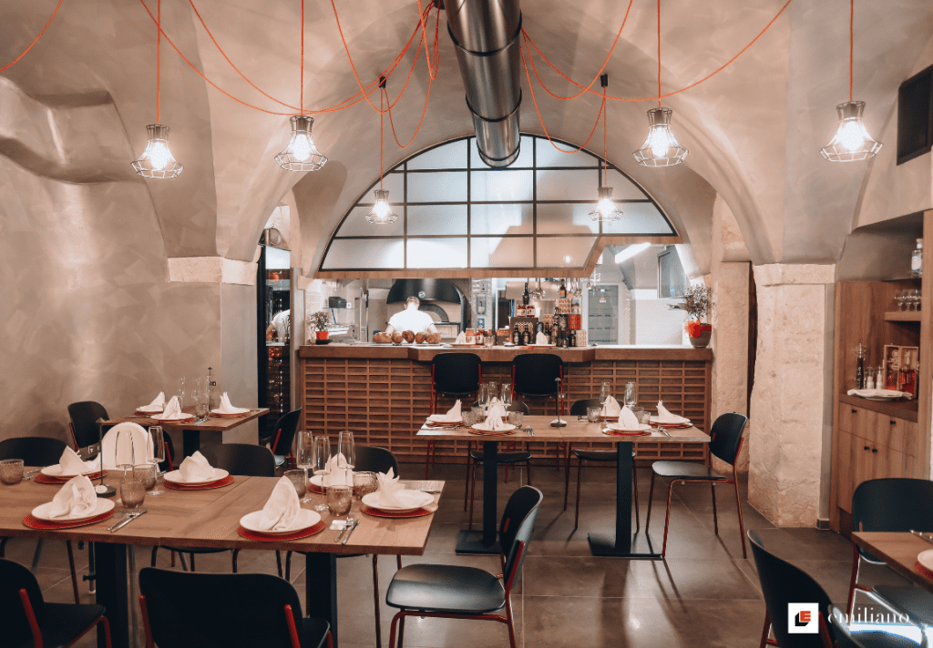 arredamento ristorante noci bari
