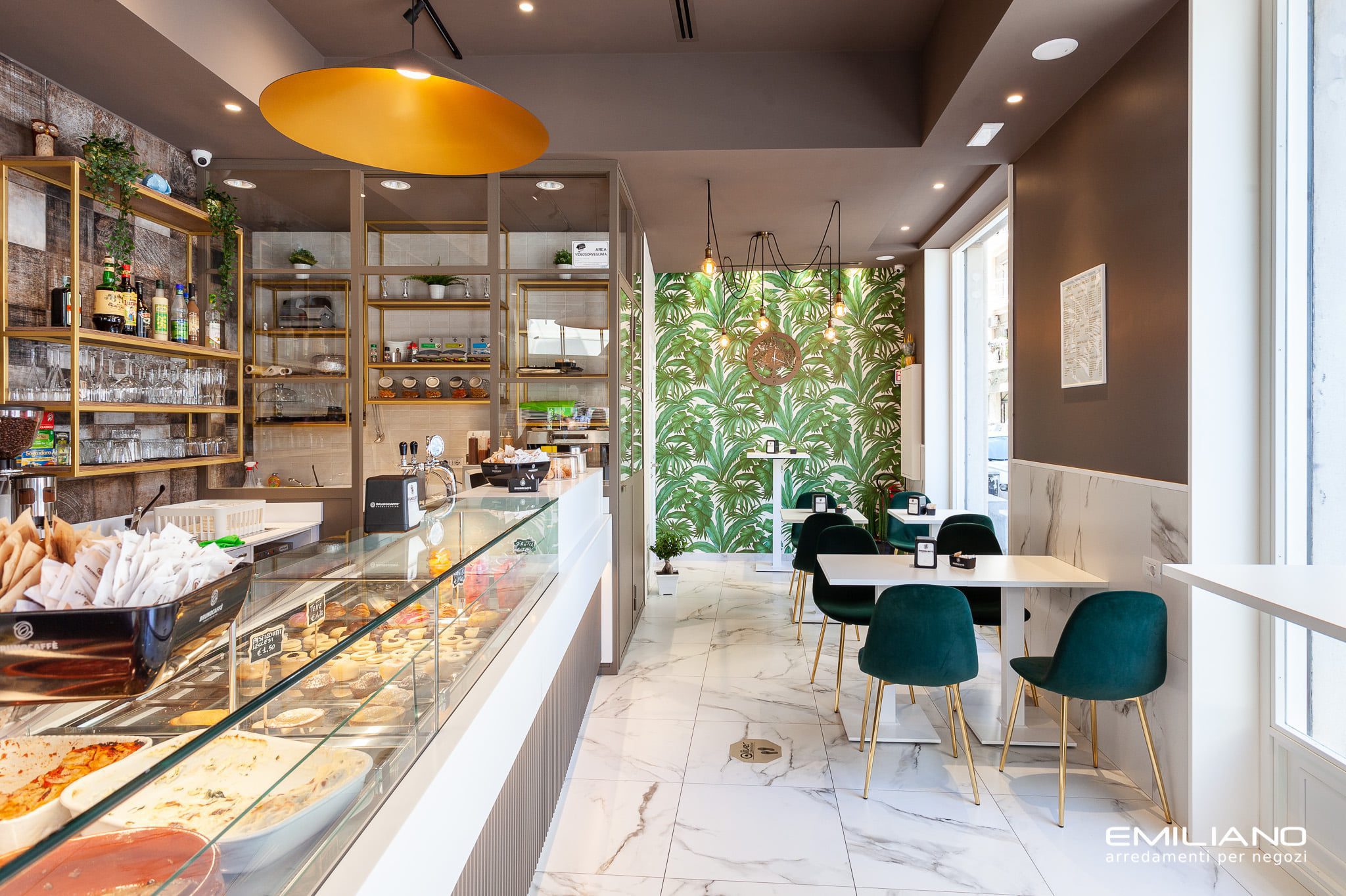 come arredare bar pasticceria